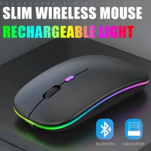 Souris sans fil RGB Bluetooth